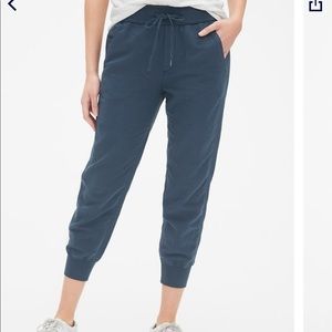 Linen drawstring joggers